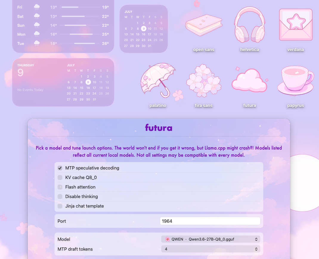 i vibe coded futura to pick models